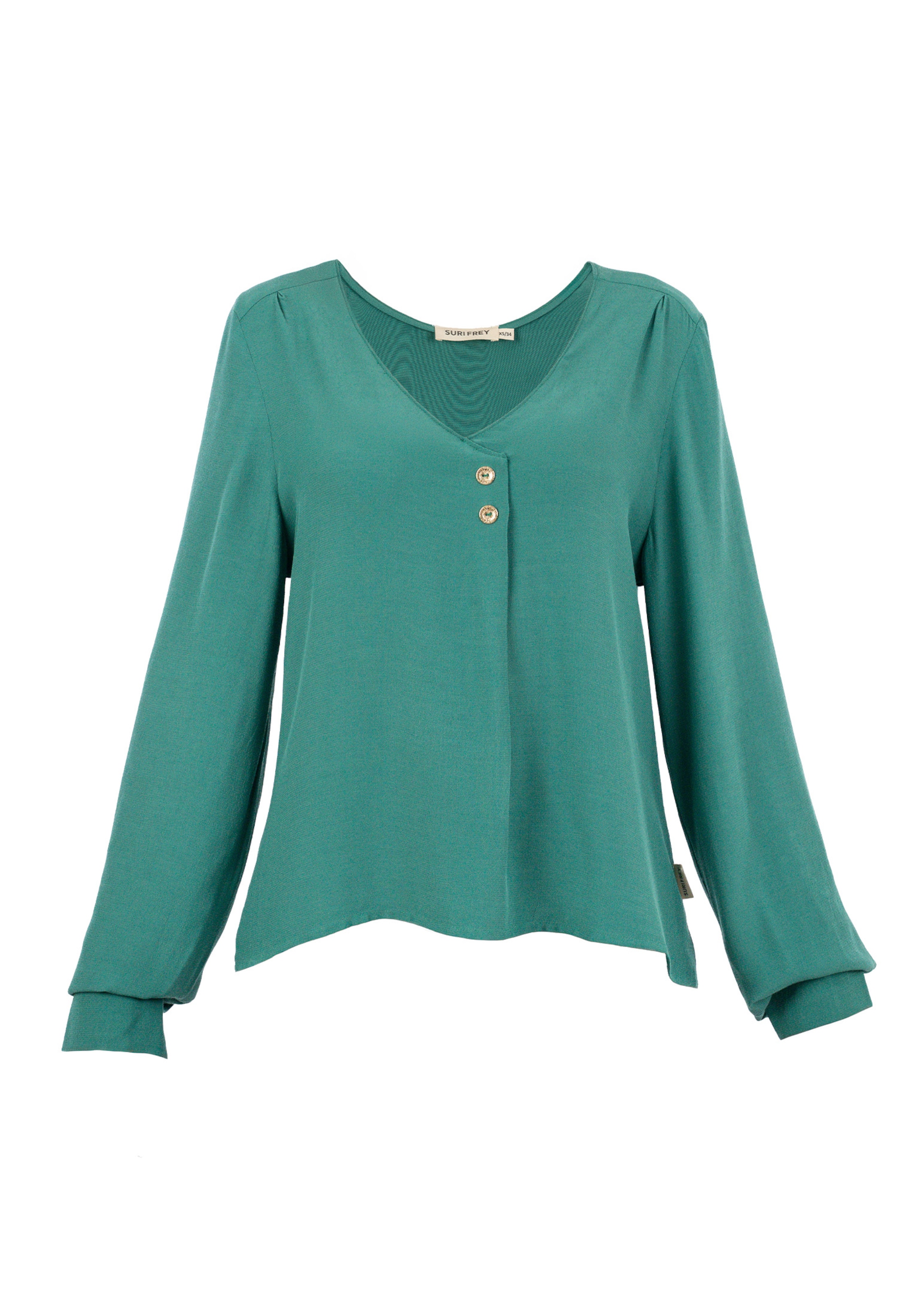 Suri Frey Blouse ' SFY Freyday ' in Groen: voorkant