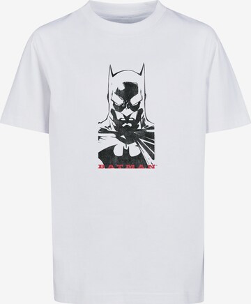 Maglietta 'DC Comics Batman Solid Stare' di F4NT4STIC in bianco: frontale
