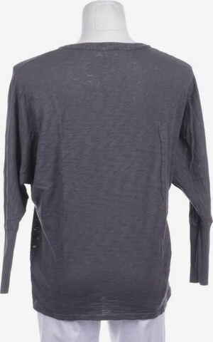 Velvet Shirt langarm S in Grau