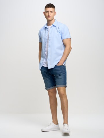 BIG STAR Regular Shorts 'Aden' in Blau