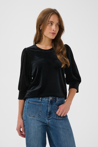 Kaffe - Blusa em preto: frente