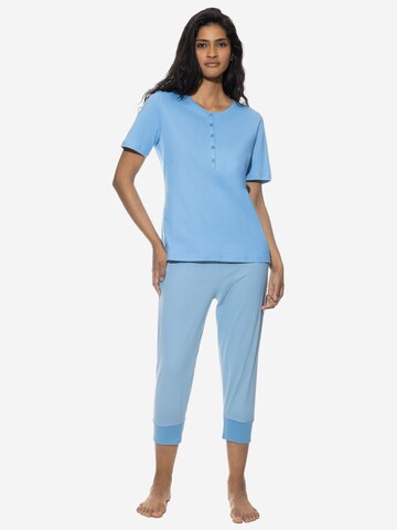 Mey Pyjama 'Small Stripes'‌‌‌‌‌‌‌‌ in Blau