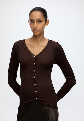 rosemunde Strickjacke in Grau: Vorderseite