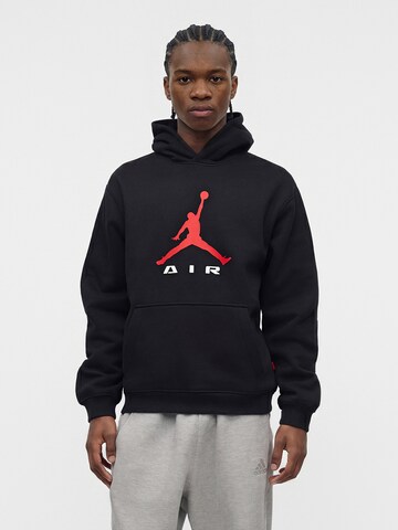 Jordan Суичър 'Brooklyn Fleece' в черно: отпред