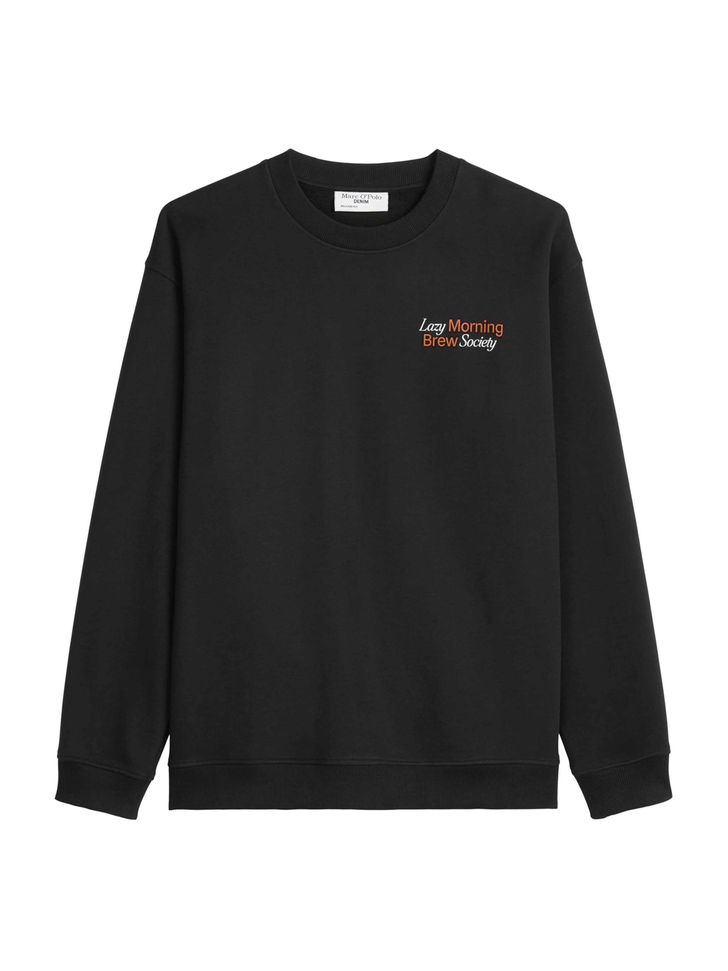 Marc O'Polo DENIMSweater majica - crna boja: prednji dio