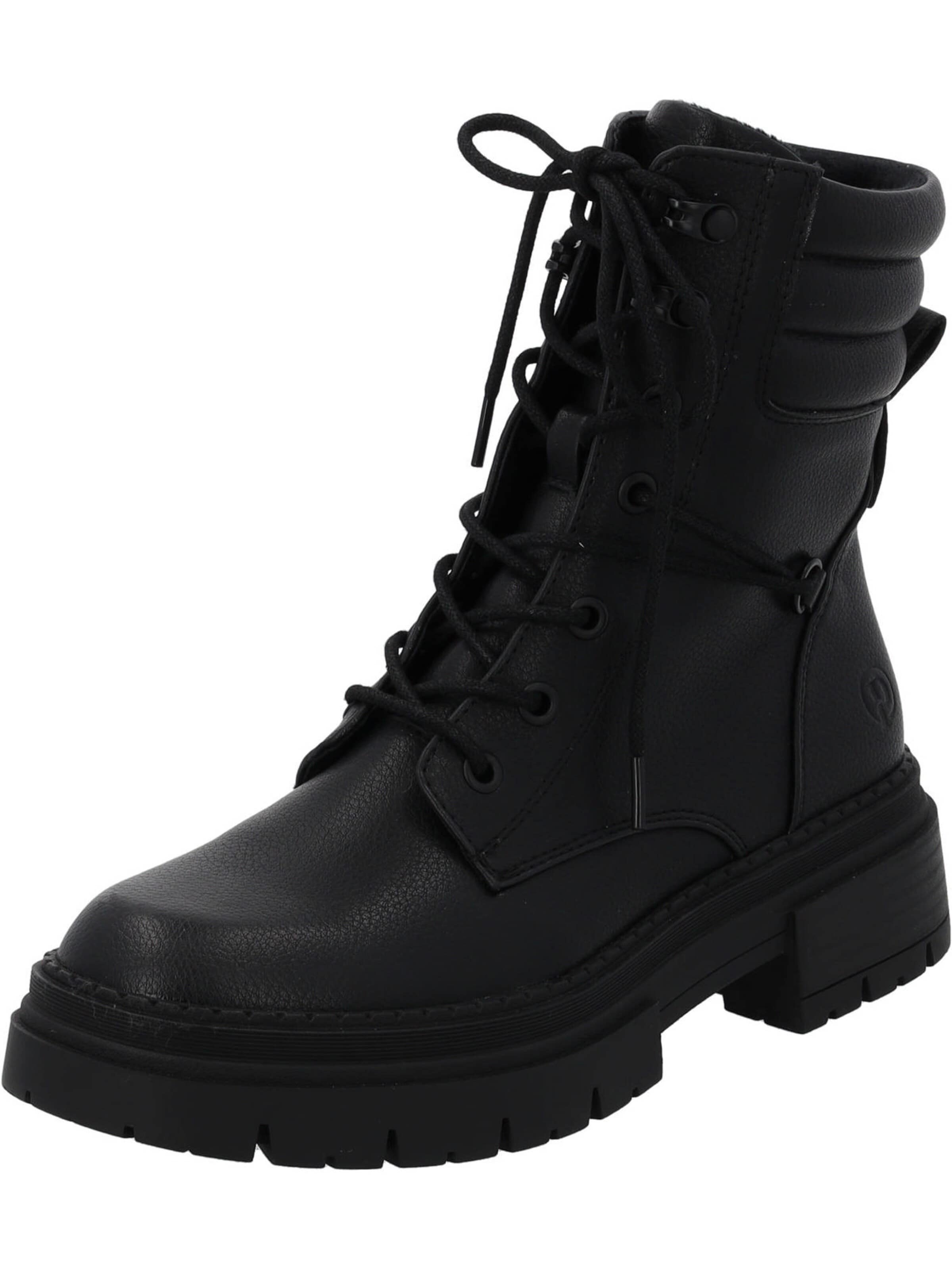 Palado - Botines con cordones 'Xibiela' en negro: frente