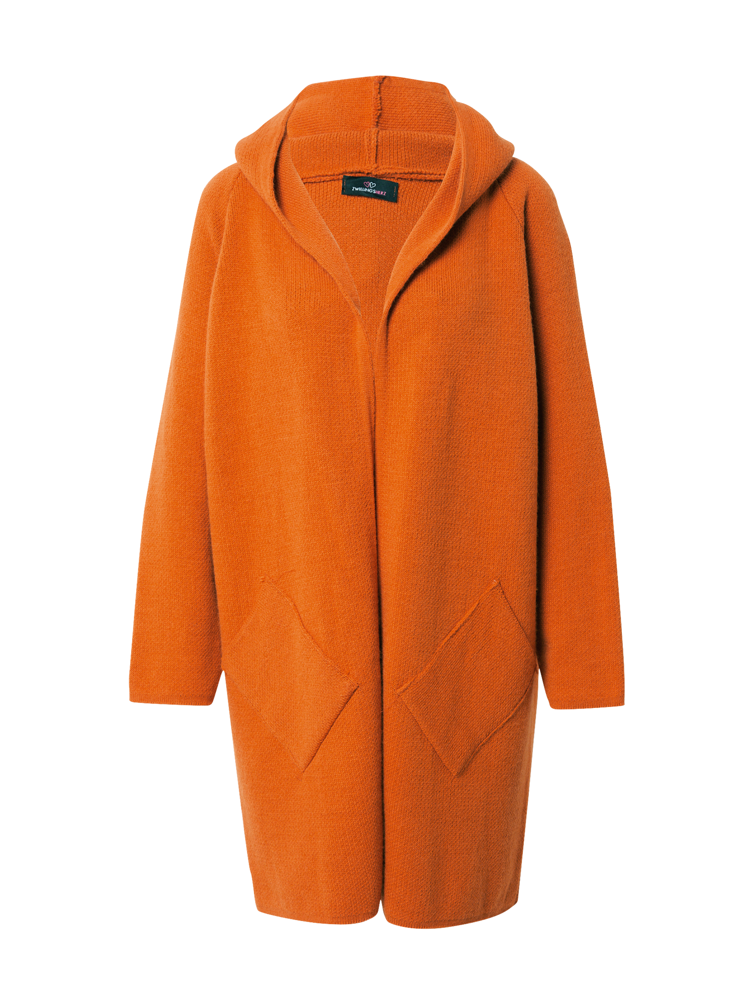 3Mky6 Abbigliamento Zwillingsherz Cappotto in maglia Annabell in Arancione Scuro 3Mky6 Abbigliamento Zwillingsherz Cappotto in maglia Annabell in Arancione Scuro