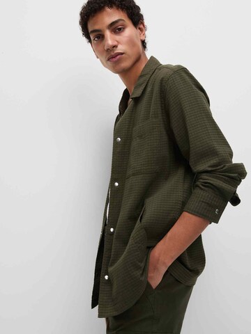 Marks & Spencer Regular fit Overhemd in Groen: voorkant