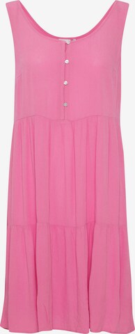 ICHI Summer Dress in Pink: front