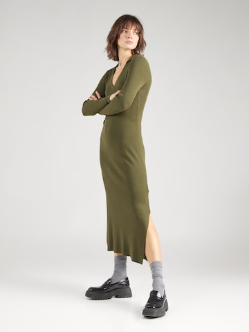 BONOBO Knit dress in Green: front