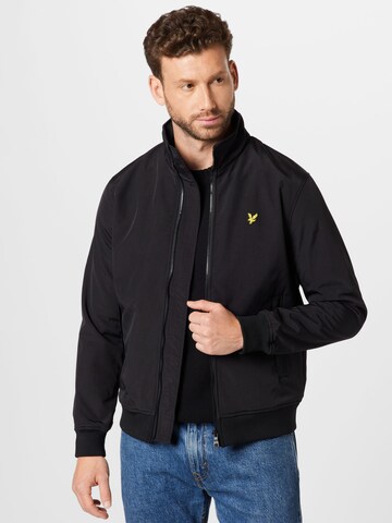 Veste mi-saison Lyle & Scott en noir : devant