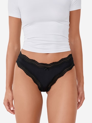 ETAM Panty 'Soul' in Black: front