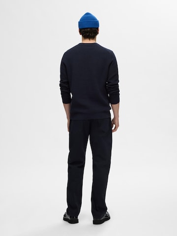 SELECTED HOMME Tröja 'SLHRoss' i blå