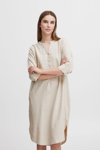b.young Shirt Dress 'Byfalakka' in Beige: front