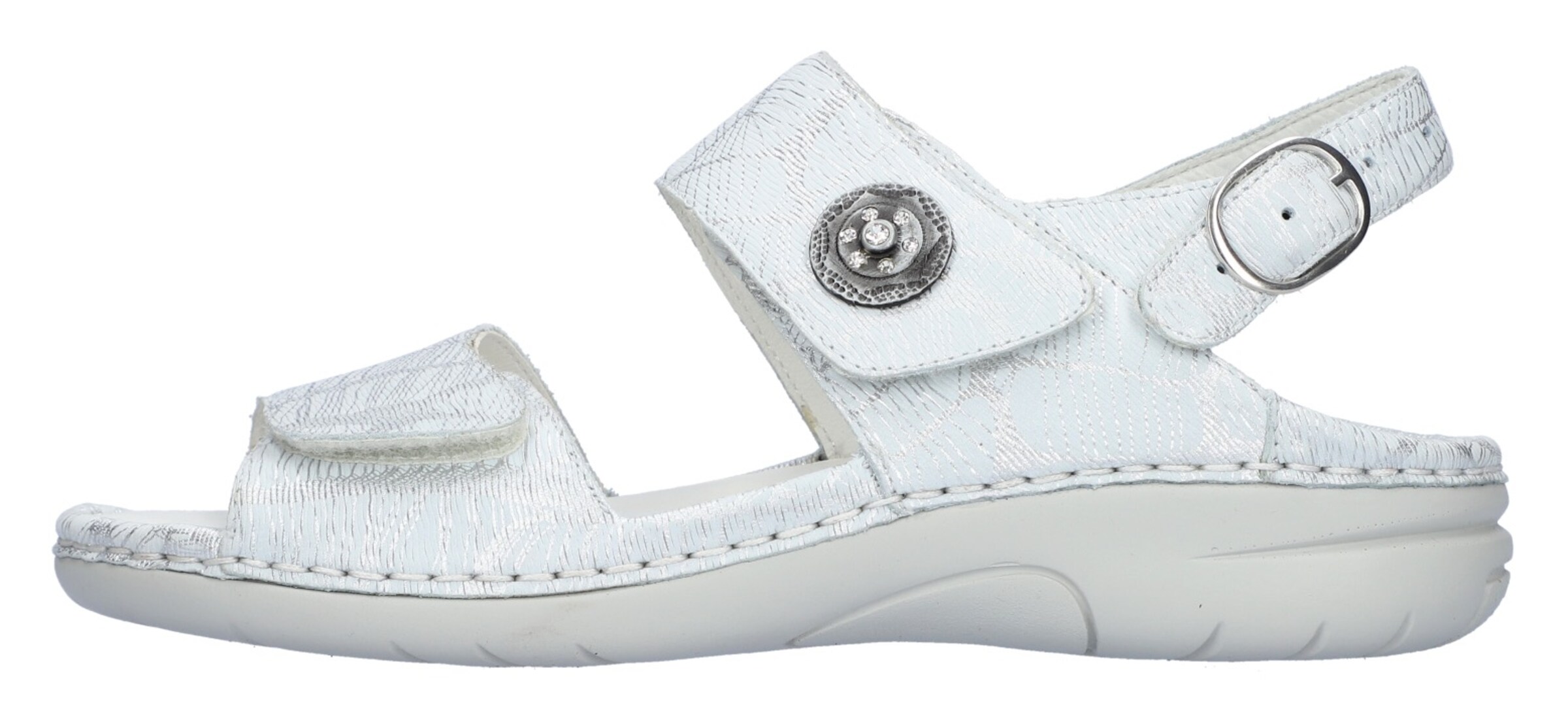 WALDLÄUFER Sandale in Weiß