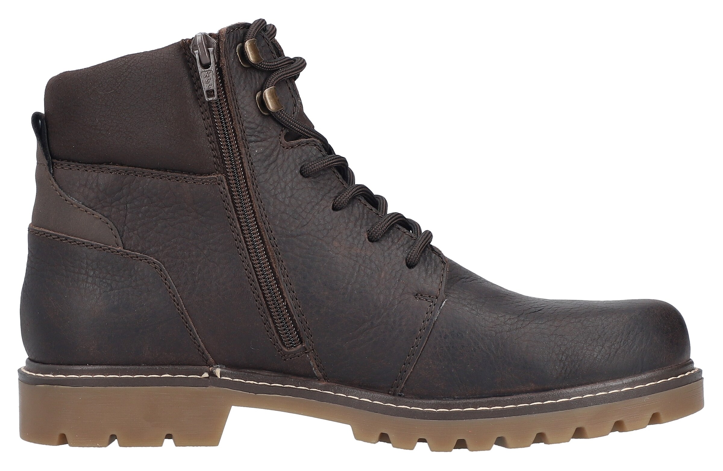 Bottes à lacets Rieker en marron