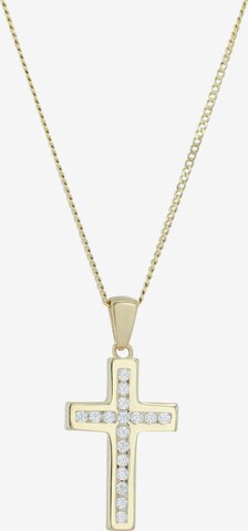 Akzent Pendant '"Uaan" aus 925 Sterlingsilber, rhodiniert, langlebig' in Gold: front