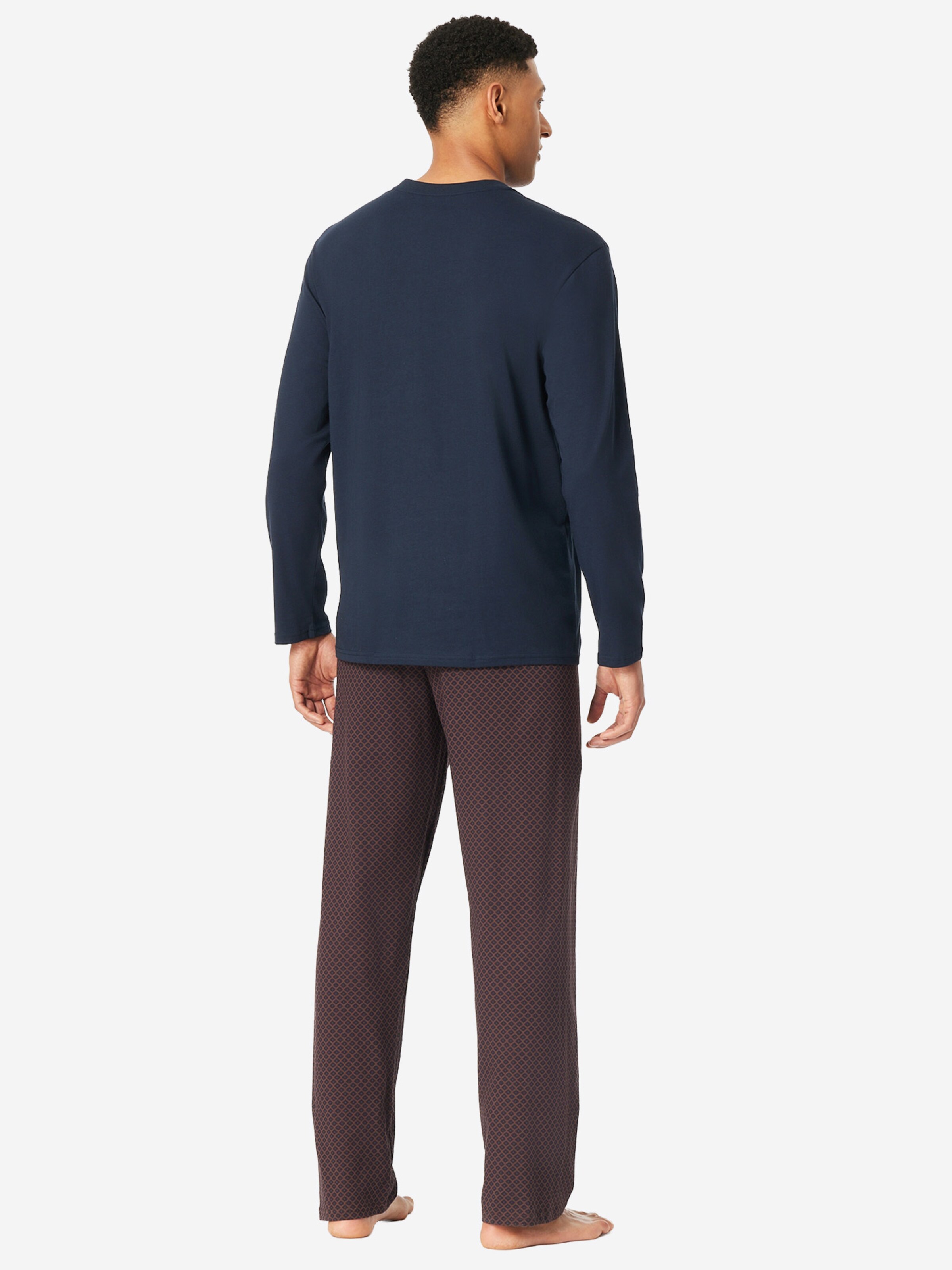 Pyjama long ' Comfort Essentials ' SCHIESSER en bleu