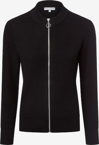 Marie Lund Knit Cardigan in Black: front