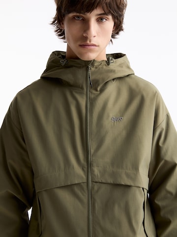 Pull&Bear Between-season jacket in Green