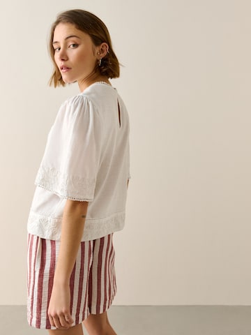 Chemisier Next en blanc