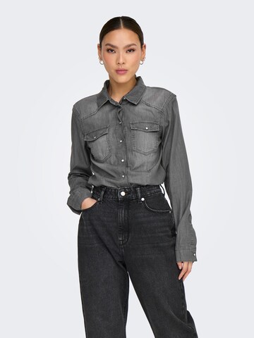 Camicia da donna 'ONLAlice' di ONLY in grigio: frontale