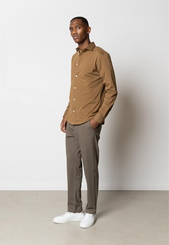 Clean Cut Copenhagen Regular fit Overhemd in Bruin