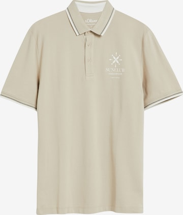 T-Shirt s.Oliver en beige : devant