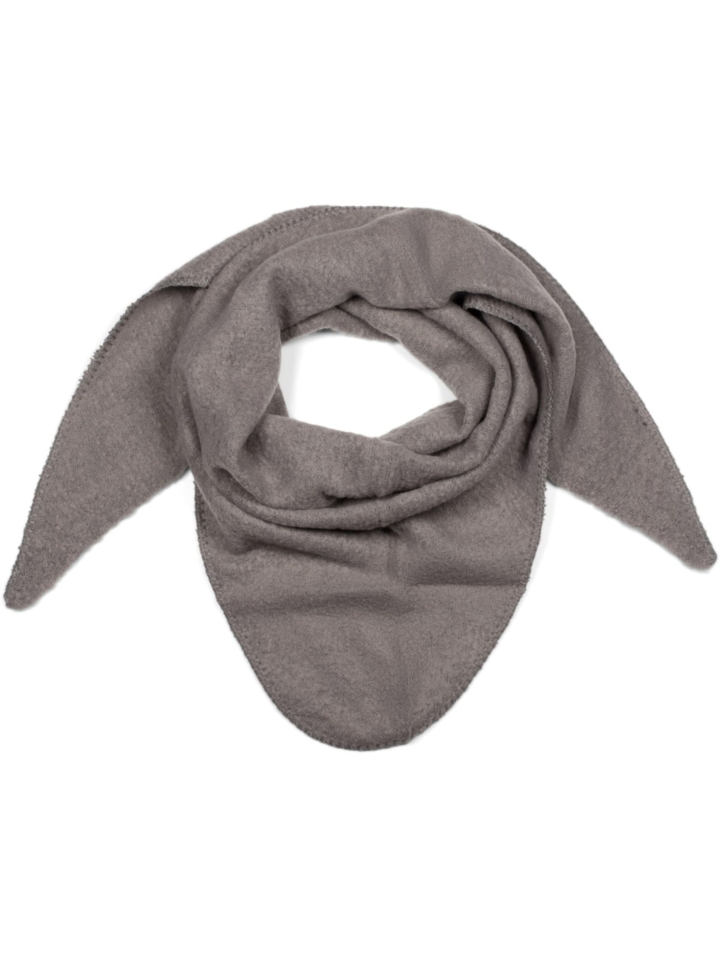styleBREAKER Wrap 'Strick Dreiecktuch meliert' in One size in Grey, Item view