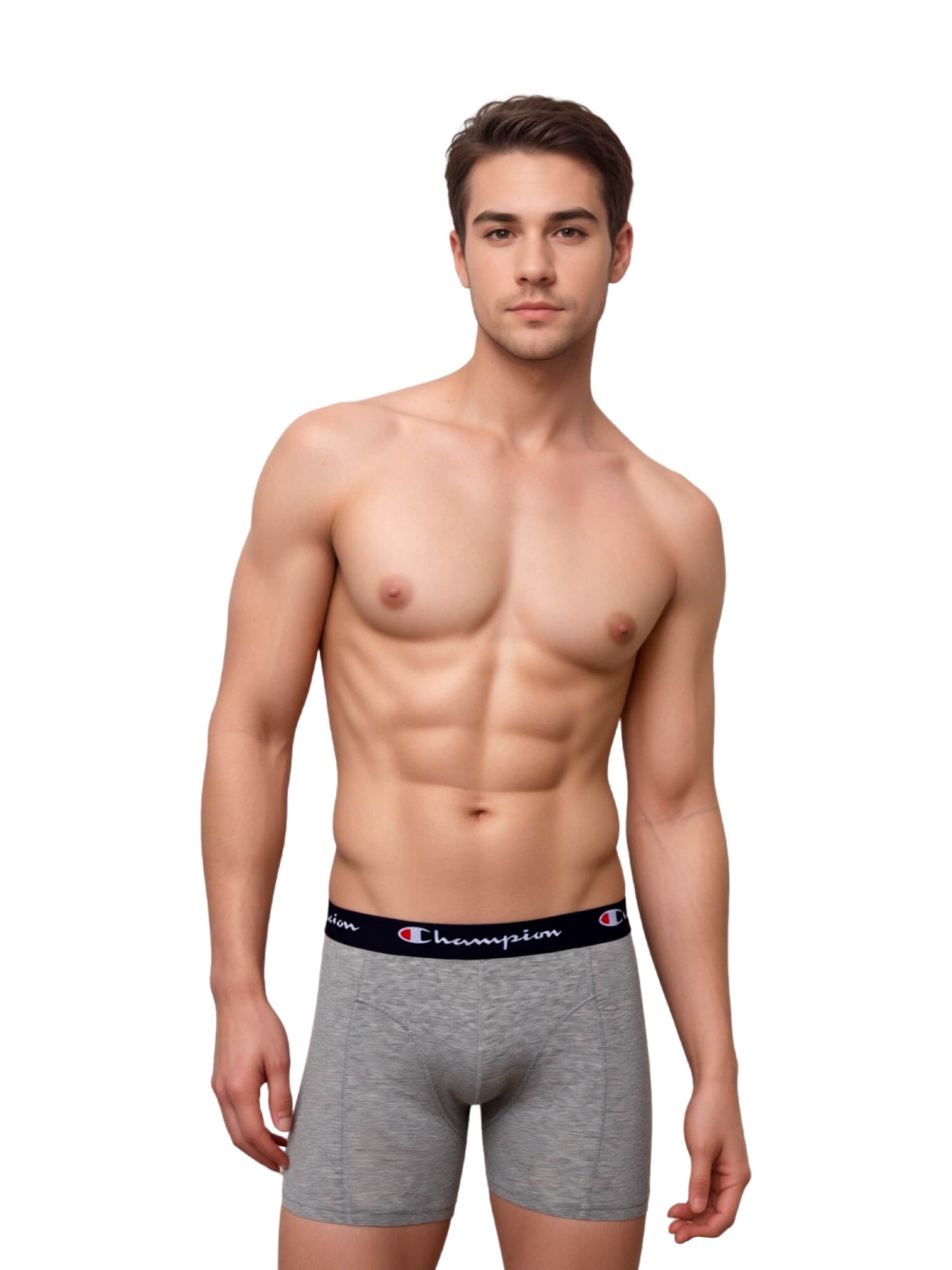 Champion Authentic Athletic Apparel Boxershorts in Grijs: voorkant