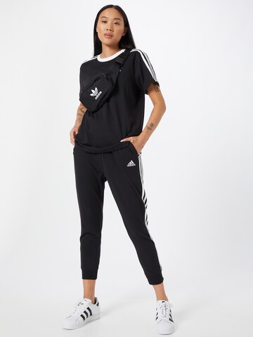 ADIDAS SPORTSWEAR Funkční tričko 'Essentials 3-Stripes' – černá