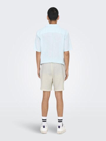 Regular Pantalon 'ONSBertil' Only & Sons en blanc