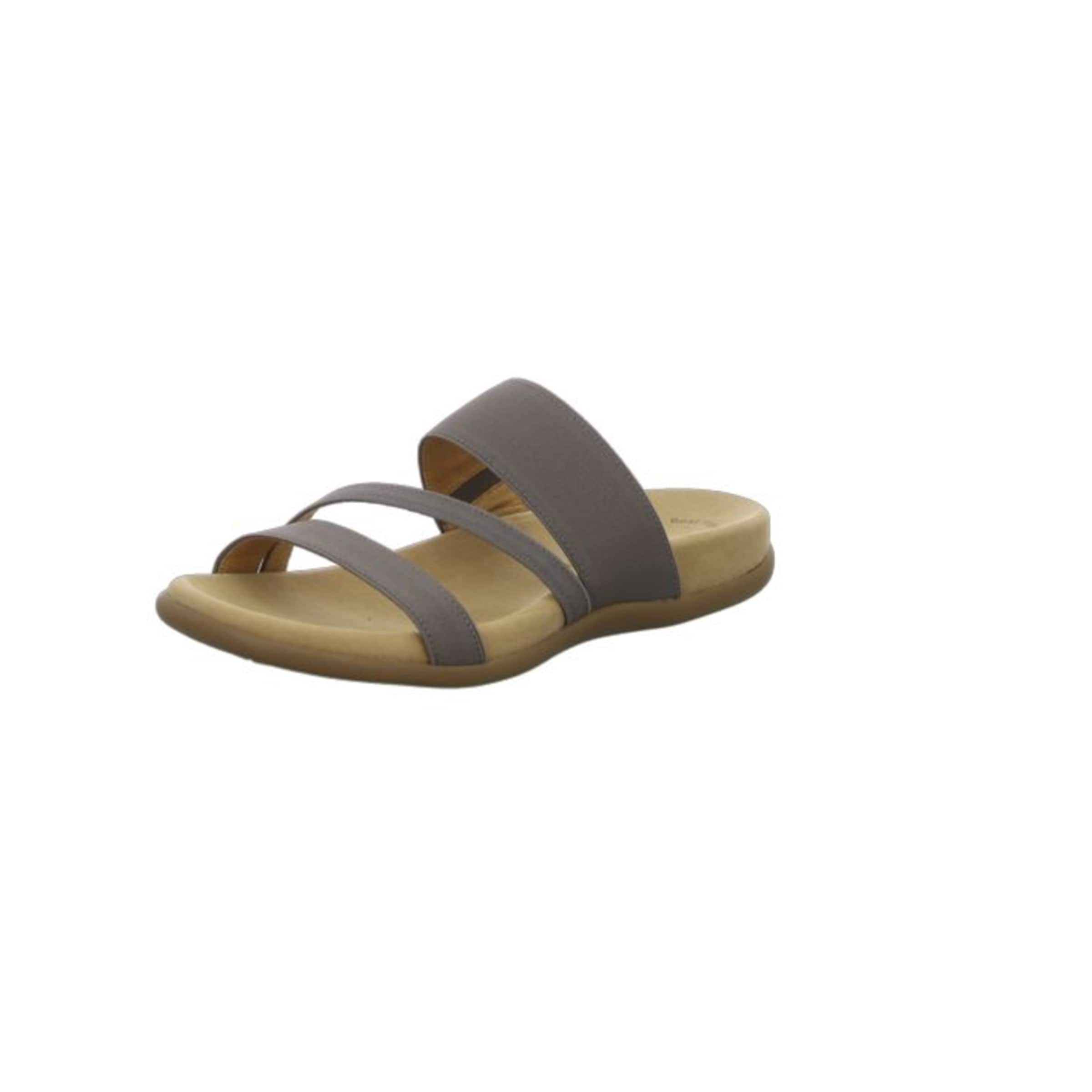 GABOR Šľapky - Hnedá: predná strana