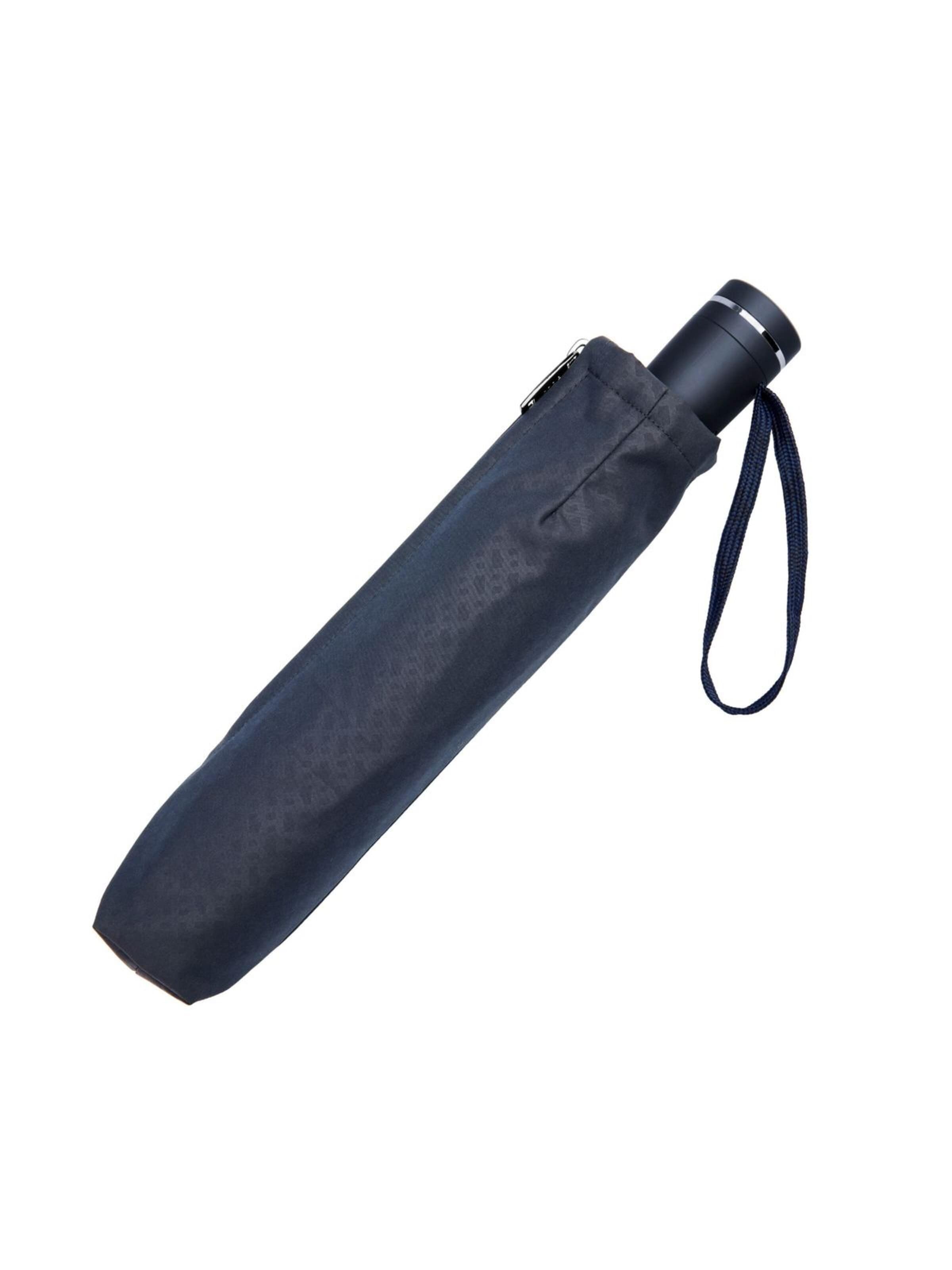 BOSS Paraplu 'Pocket umbrella Double B' in Blauw