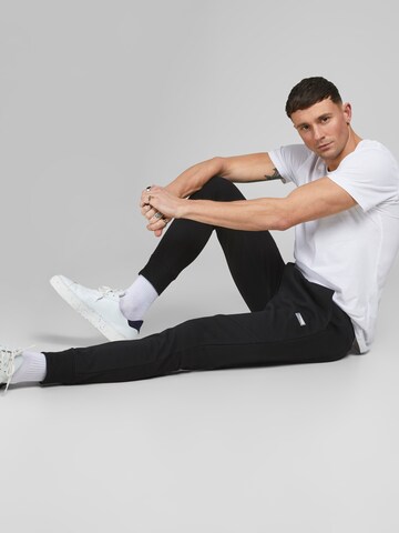 JACK & JONES Дънки Tapered Leg Панталон 'Will' в черно