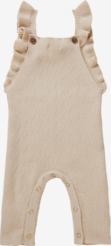 Noppies Regular Latzhose 'Chantilly' in Beige: predná strana