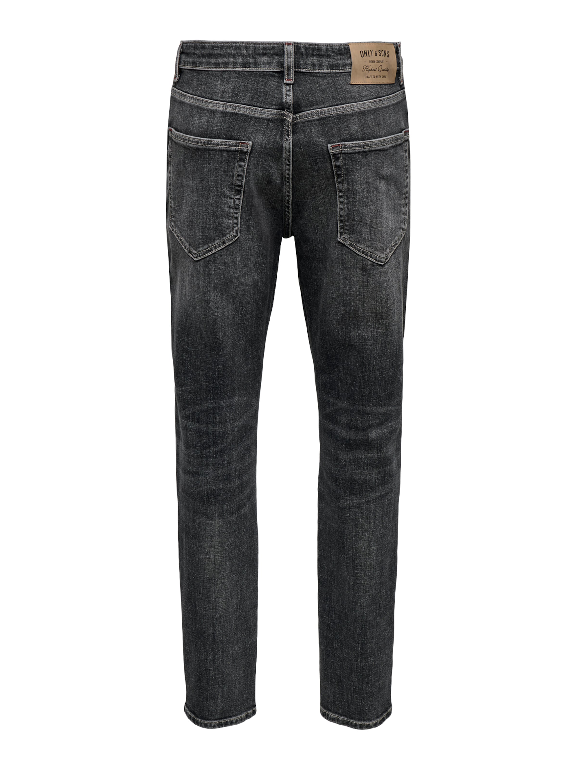 Only & Sons Конический (Tapered) Джинсы 'ONSYoke' в Черный