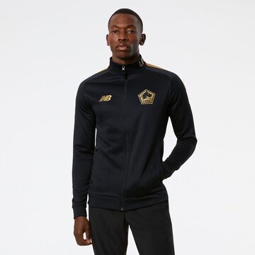 new balance Athletic Jacket 'Lille LOSC Pre-Game' in Black: front