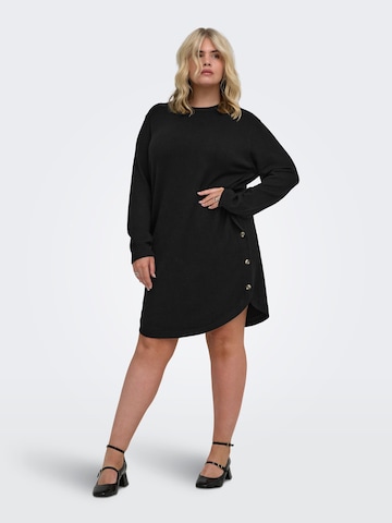 ONLY Carmakoma - Vestido de punto 'CARMargaretha' en negro