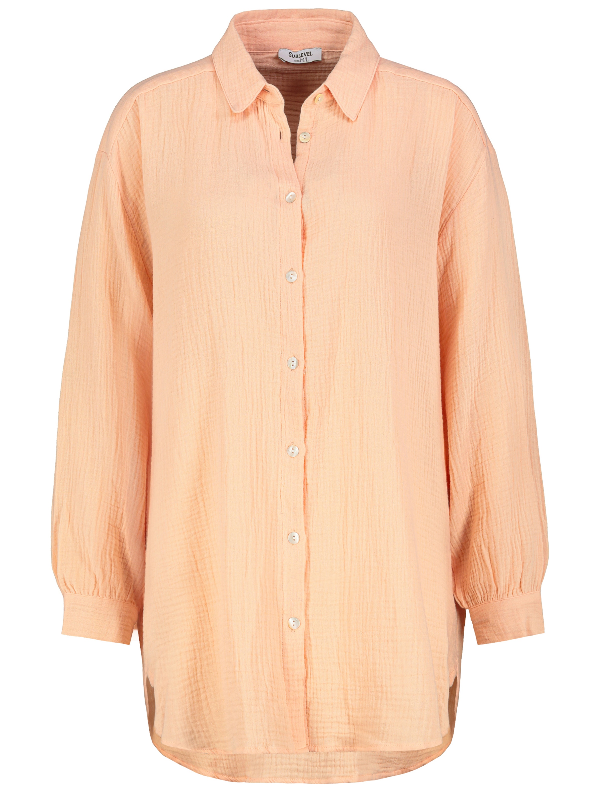 Sublevel Blouse in Oranje: voorkant
