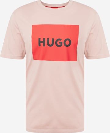 HUGO Red Póló 'Dulive222' - rózsaszín: elől