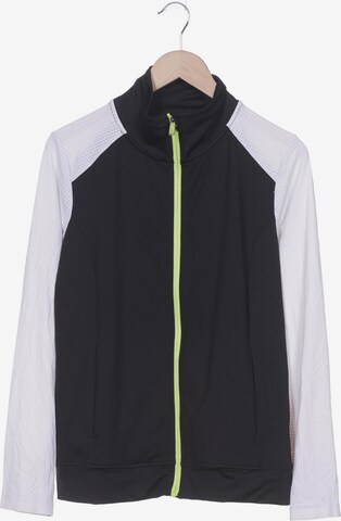 ESPRIT Sweatshirt & Zip-Up Hoodie in XXL in Black: front