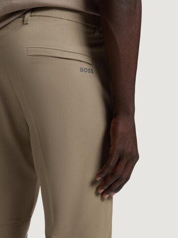 BOSS Slimfit Pantalon in Beige