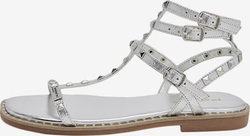 Les Tropéziennes Sandalen in Zilver: voorkant