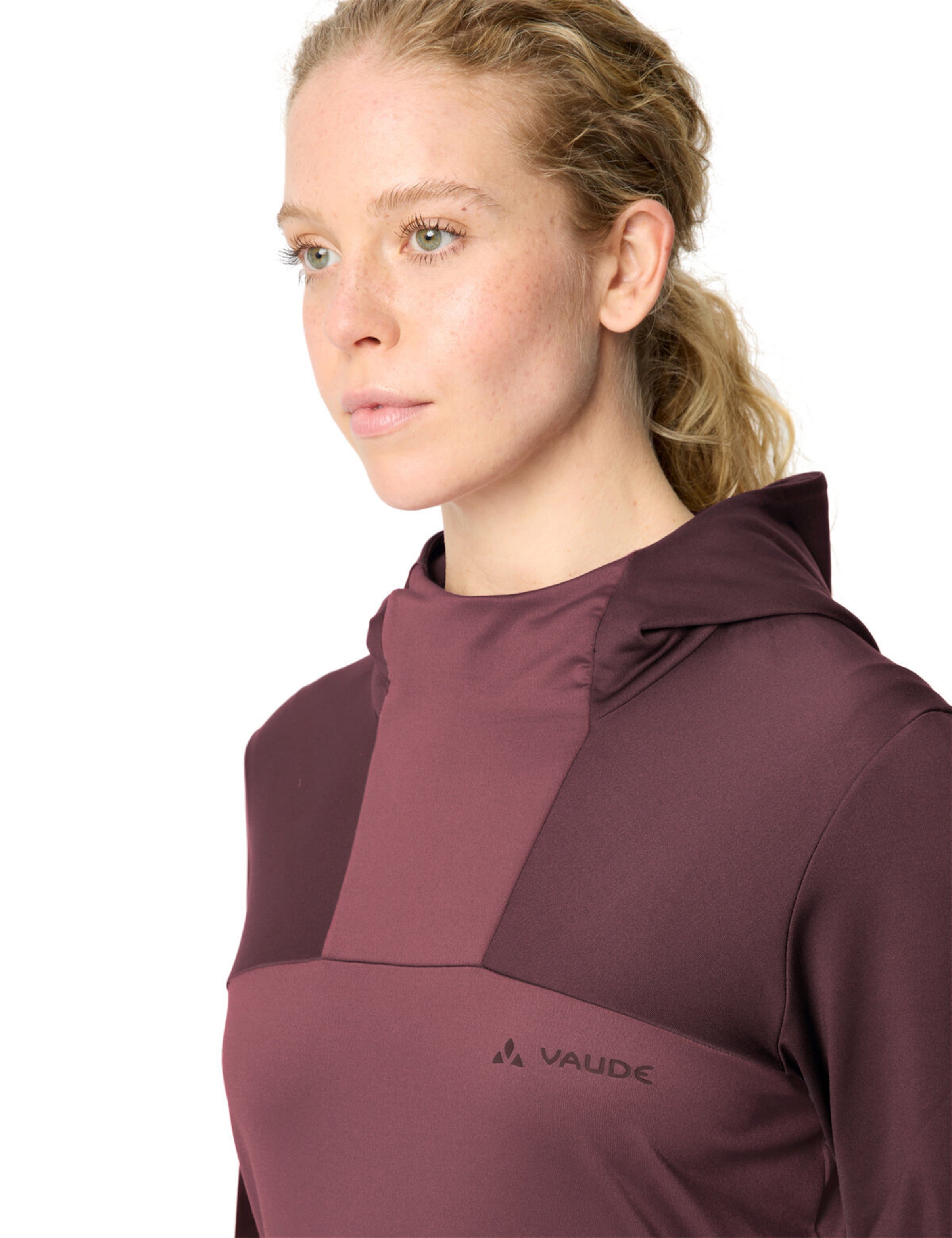 VAUDE Sportief sweatshirt 'Qimsa' in Rood