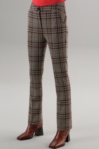 Aniston SELECTED Boot cut Pants in Grey: front