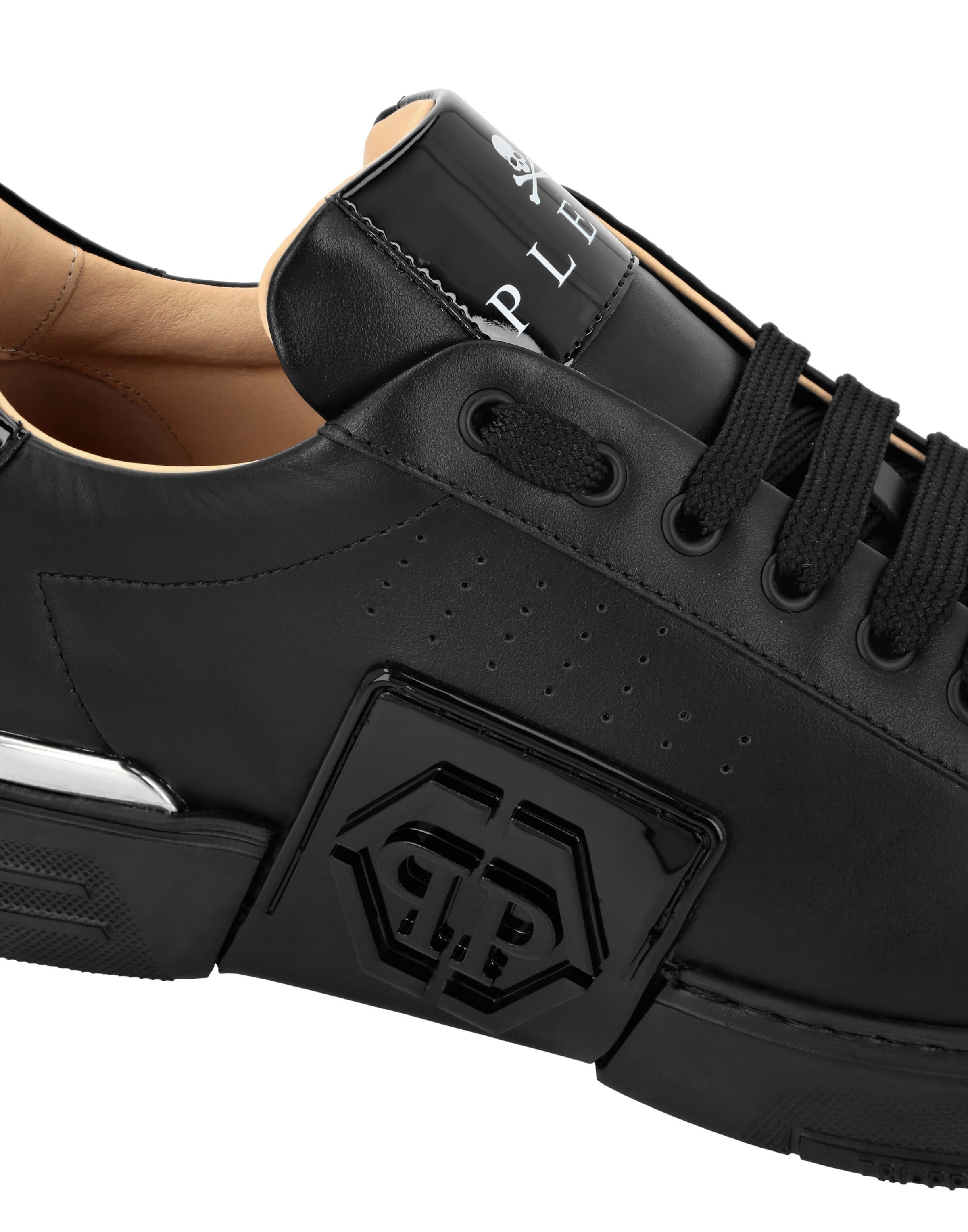 Philipp Plein - Zapatillas deportivas bajas 'Phantom Kicks' en negro