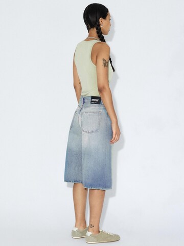 Dr. Denim Baggy Jeans 'Bree Shorts' in Blauw