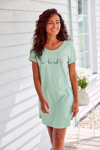 VIVANCE Nightgown 'Dreams' in Green: front