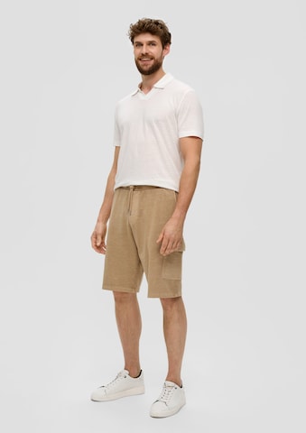 Loosefit Pantalon cargo s.Oliver en marron